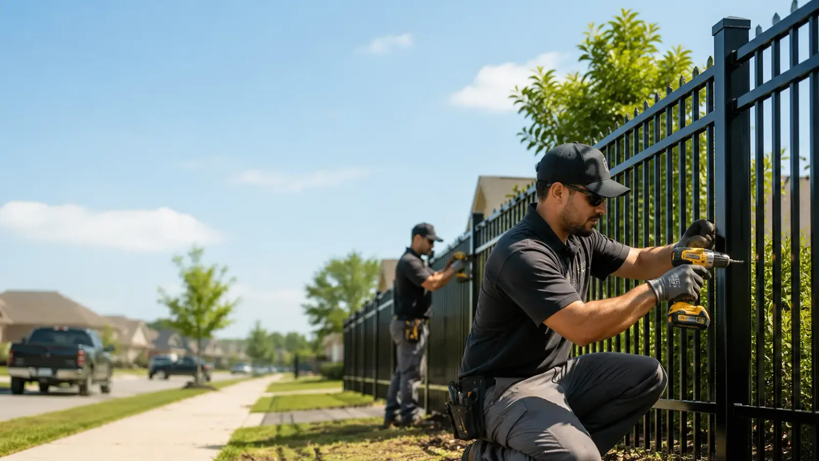 Metal Fence Installation in Prospect Park, PA